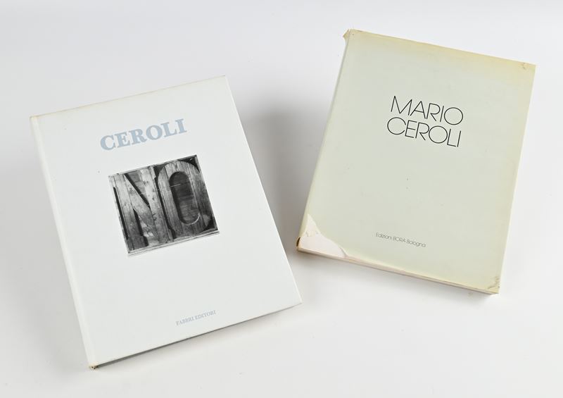 2 volumi: Achille Bonito Oliva - Mario Ceroli. Fabbri Editori Milano 1994; Mario Ceroli. Bora Bol...