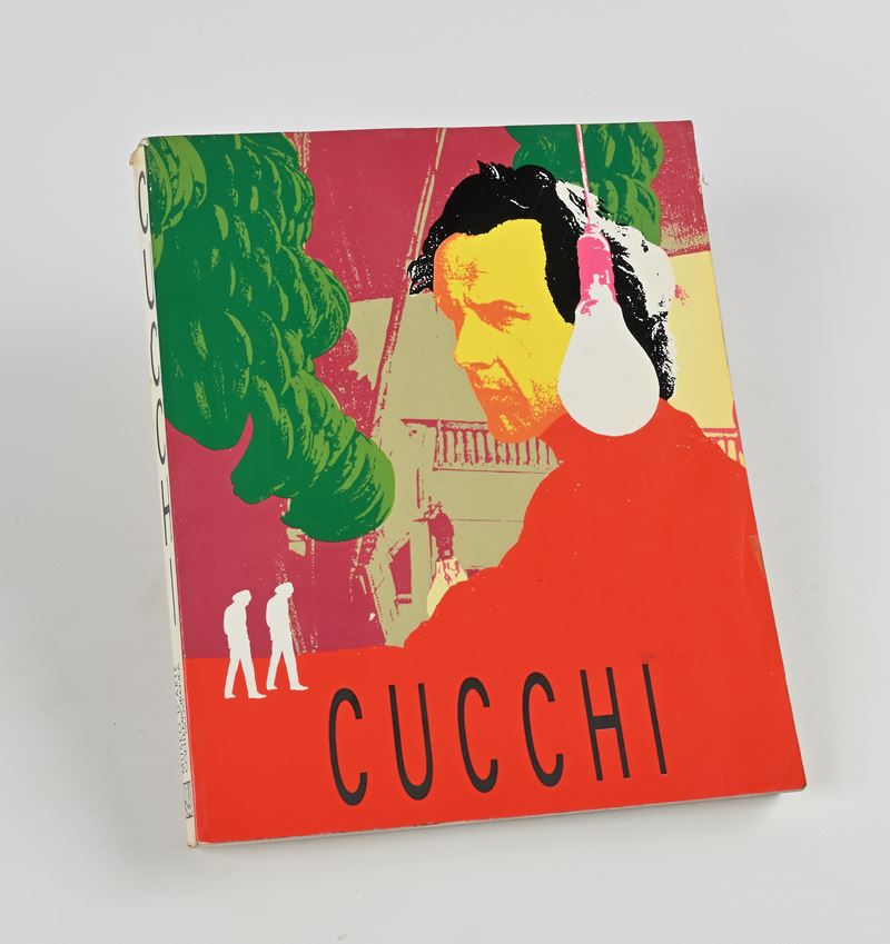 Enzo Cucchi. Catalogo della Mostra Prato 22 marzo - 15 giugno 1989. Dedica autografa con disegno ...