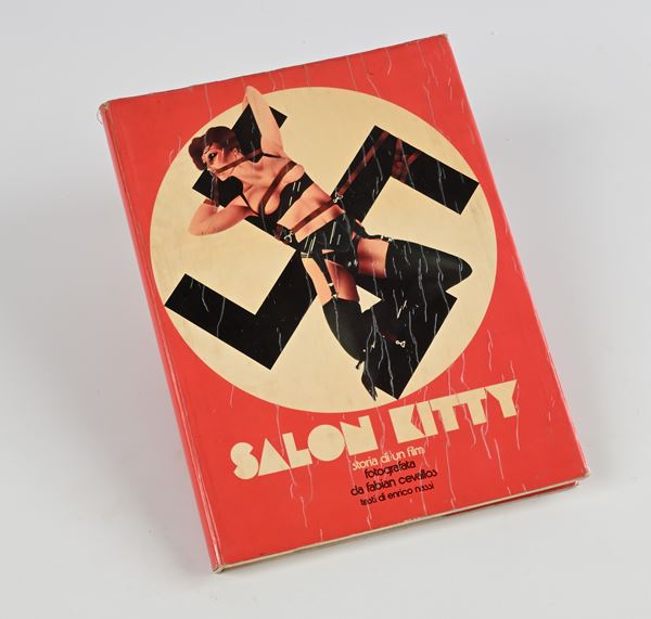 Salon Kitty. Storia di un film fotografata da Fabian Cevallos. Con dedica autografa a Mauro Bolognini Roma 2-2-76