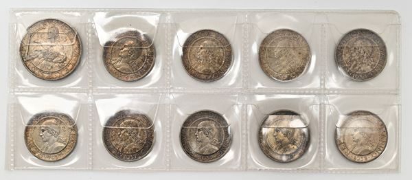 Lotto 10 monete San Marino  - Auction Time Auction - Numismatic - Casa d'Aste Arcadia