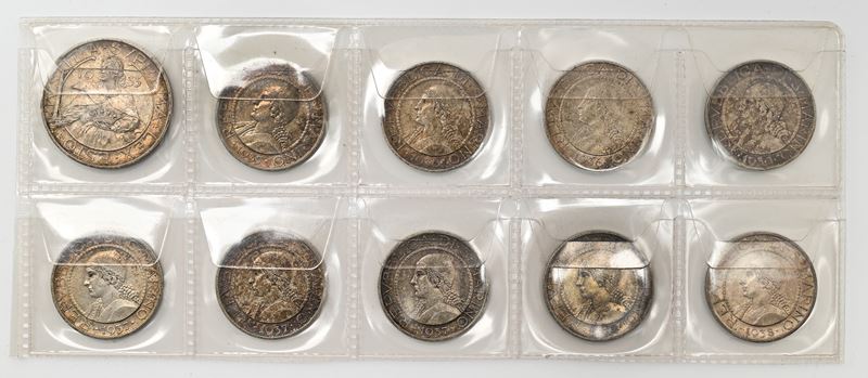 Lotto di monete della Repubblica di San Marino, raccolta numismatica