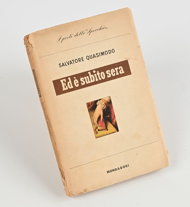 Salvatore Quasimodo - Ed è subito sera (Nota di possesso di Franco Zeffirelli)