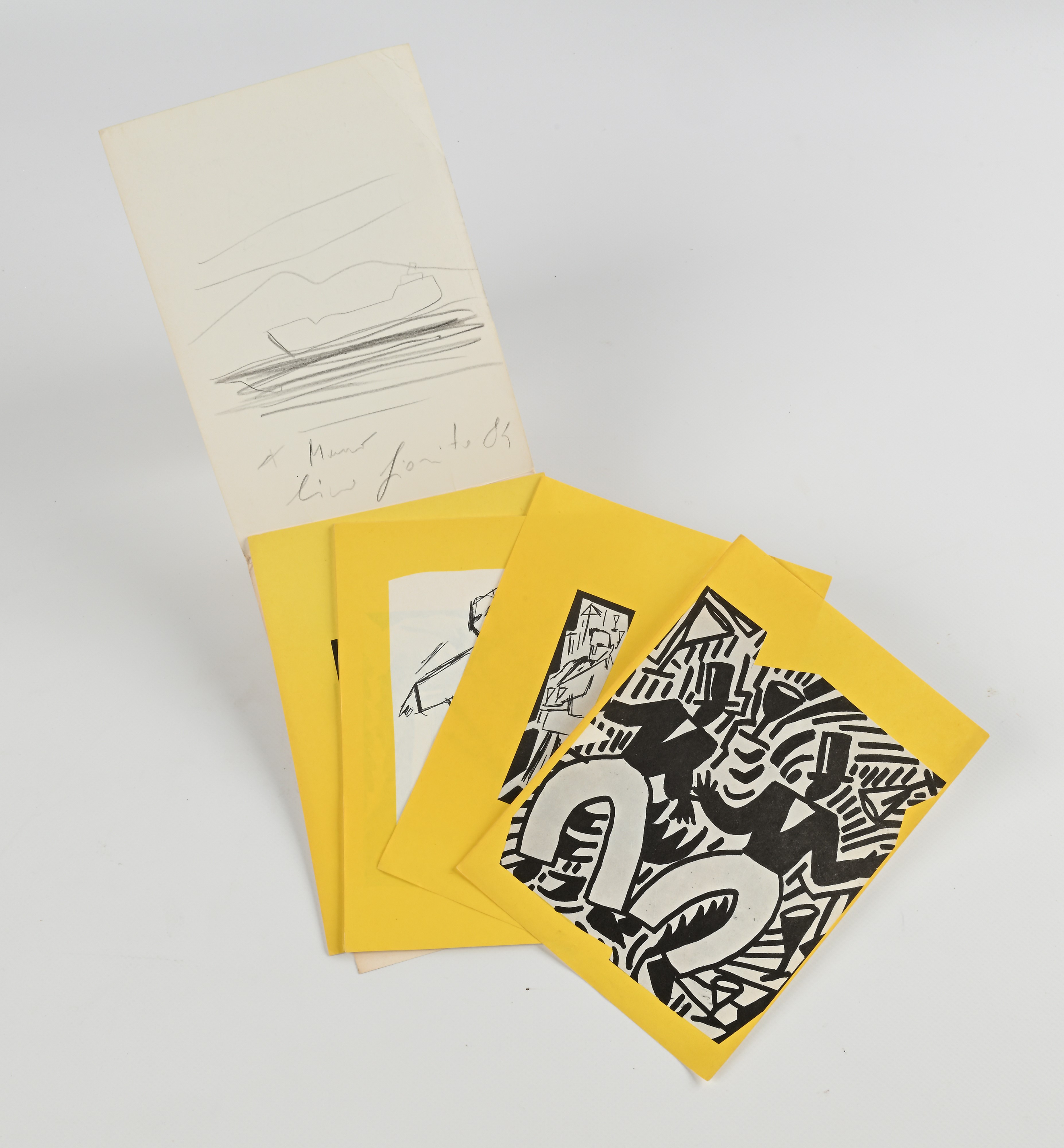 Lino Fiorito - Album dello Studio Trisorio di Napoli con 25 cromolitografie su carta gialla. Con ...