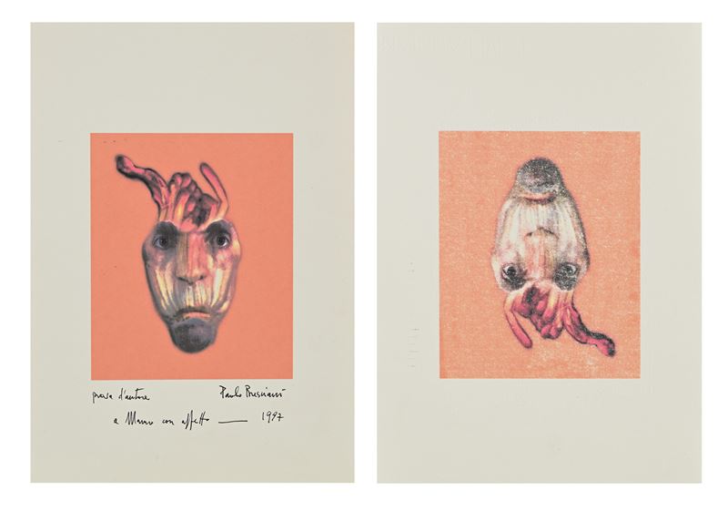 Paolo Bresciani - Prova d'autore con dedica autografa del 1997 a Mauro Bolognini