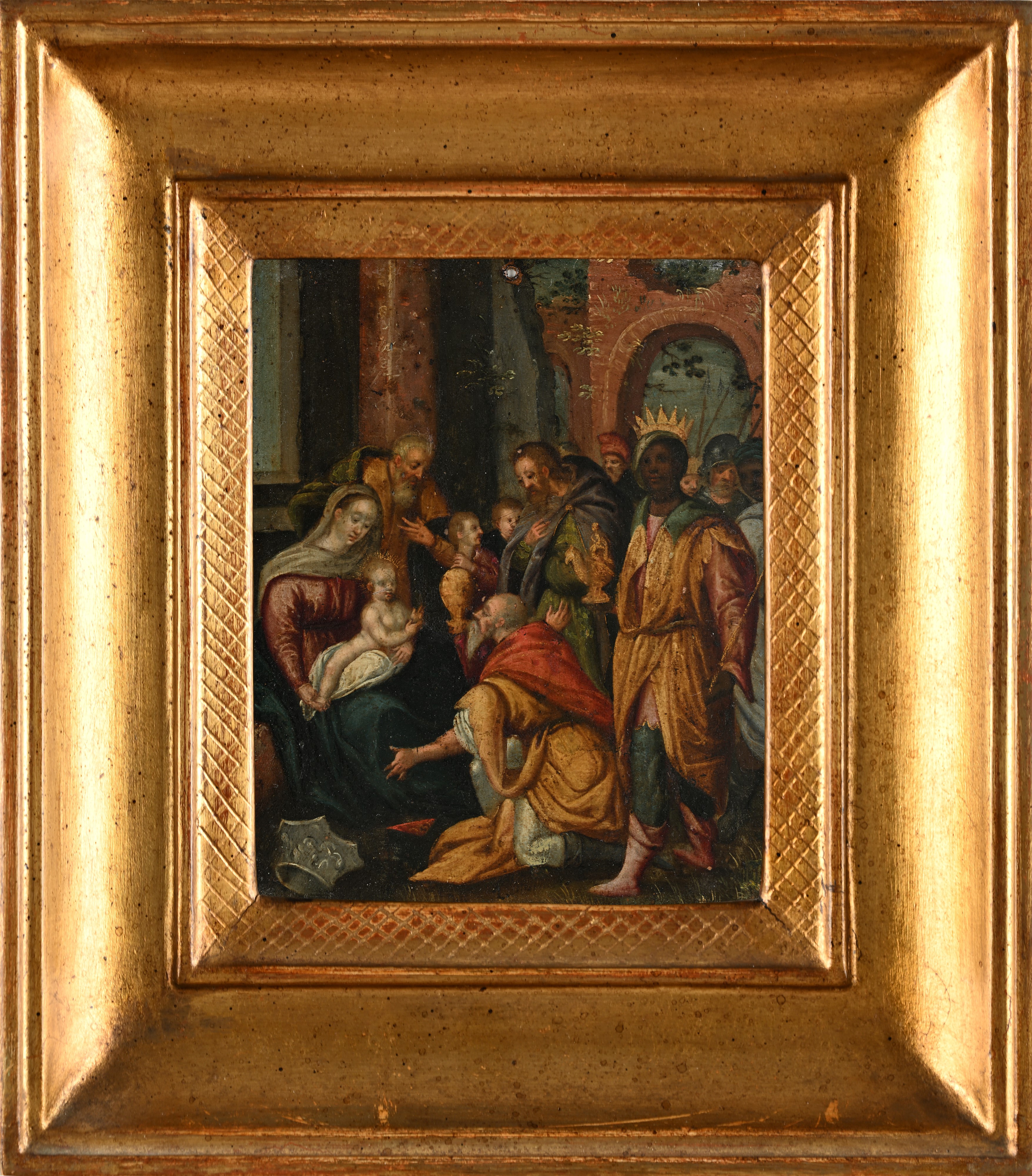 Jacob Symonsz Pynas - Adorazione dei Magi, olio su rame