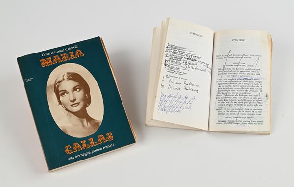 Luigi Pirandello - Cosi è se vi pare. Con note di regia di Mauro Bolognini per la messa in scena del 1994; Maria Callas di Cristina Chiarelli usato per il personaggio di San Severina per il Conte Mosca