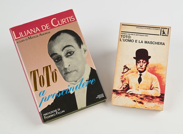 Franca Faldini - Totò L'uomo e la maschera; Liliana de Curtis (a cura di Matilde Amorosi) - Totò a prescindere. Ambedue con dedica autografa a Mauro Bolognini