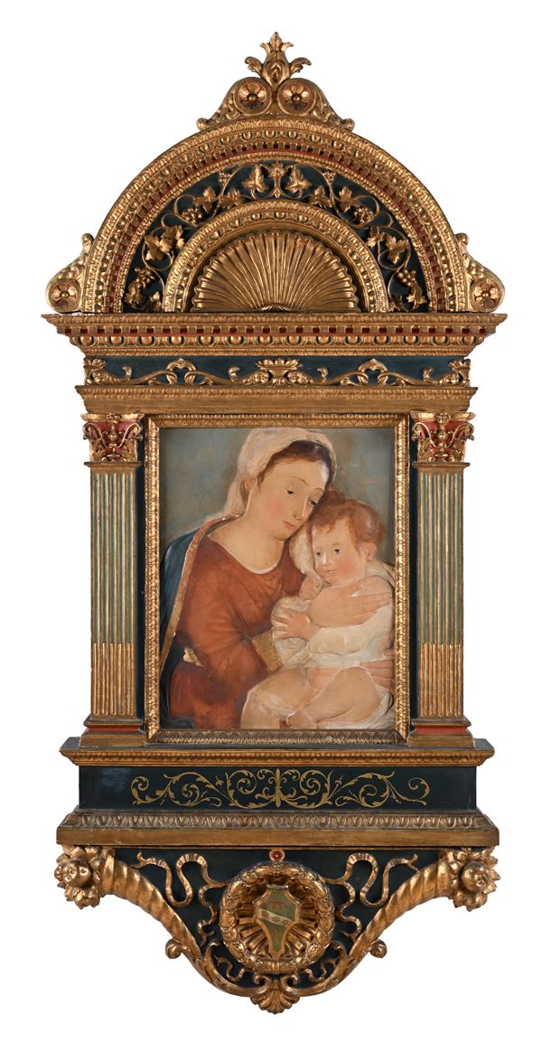 Madonna col Bambino nei modi di Antonio Rosellino, Toscana, fine XIX/inizi XX secolo