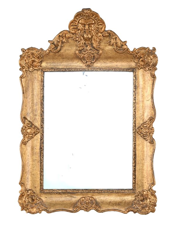 Specchiera in legno dorato, XIX secolo