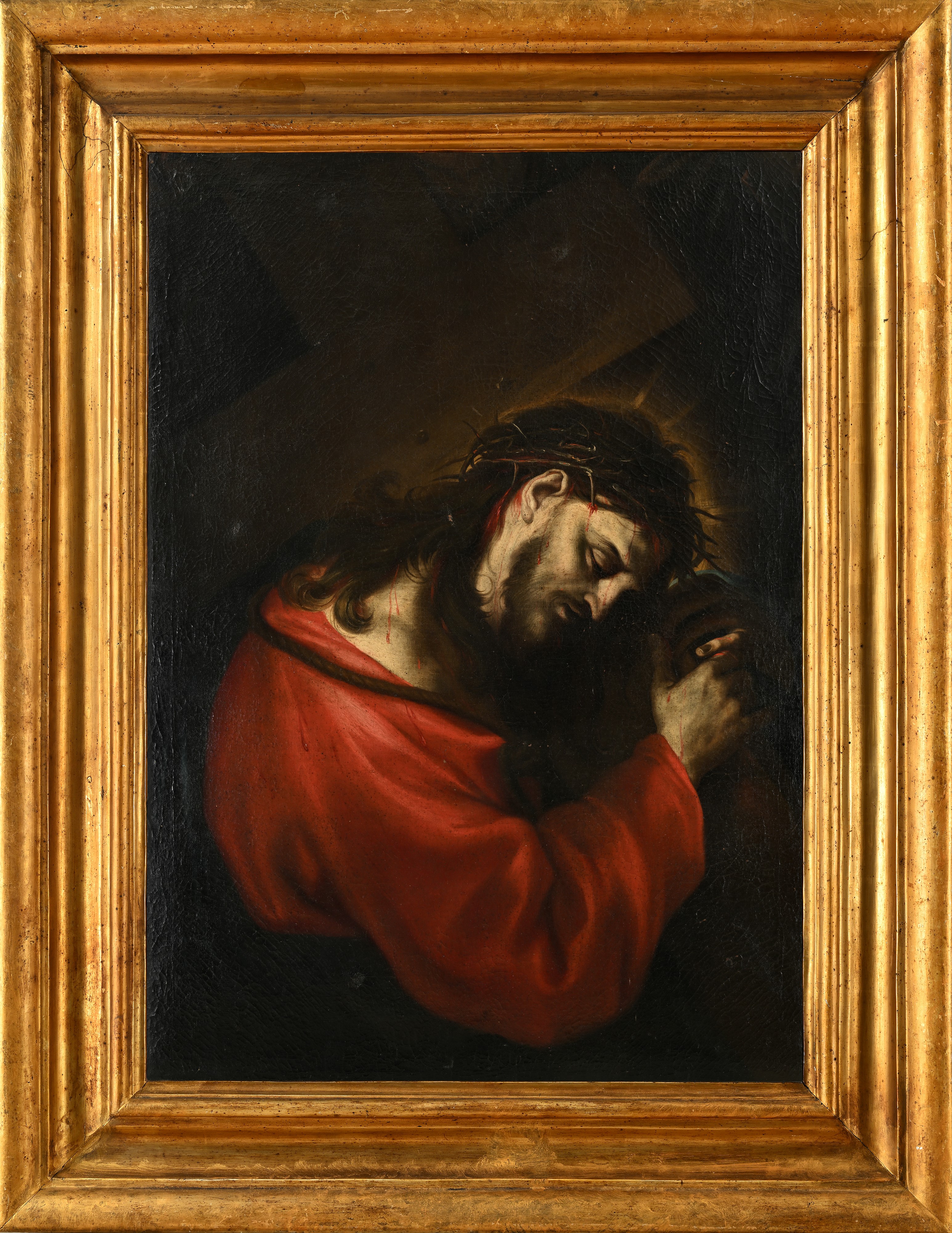 Pittore Genovese del XVII Secolo - Cristo portacroce