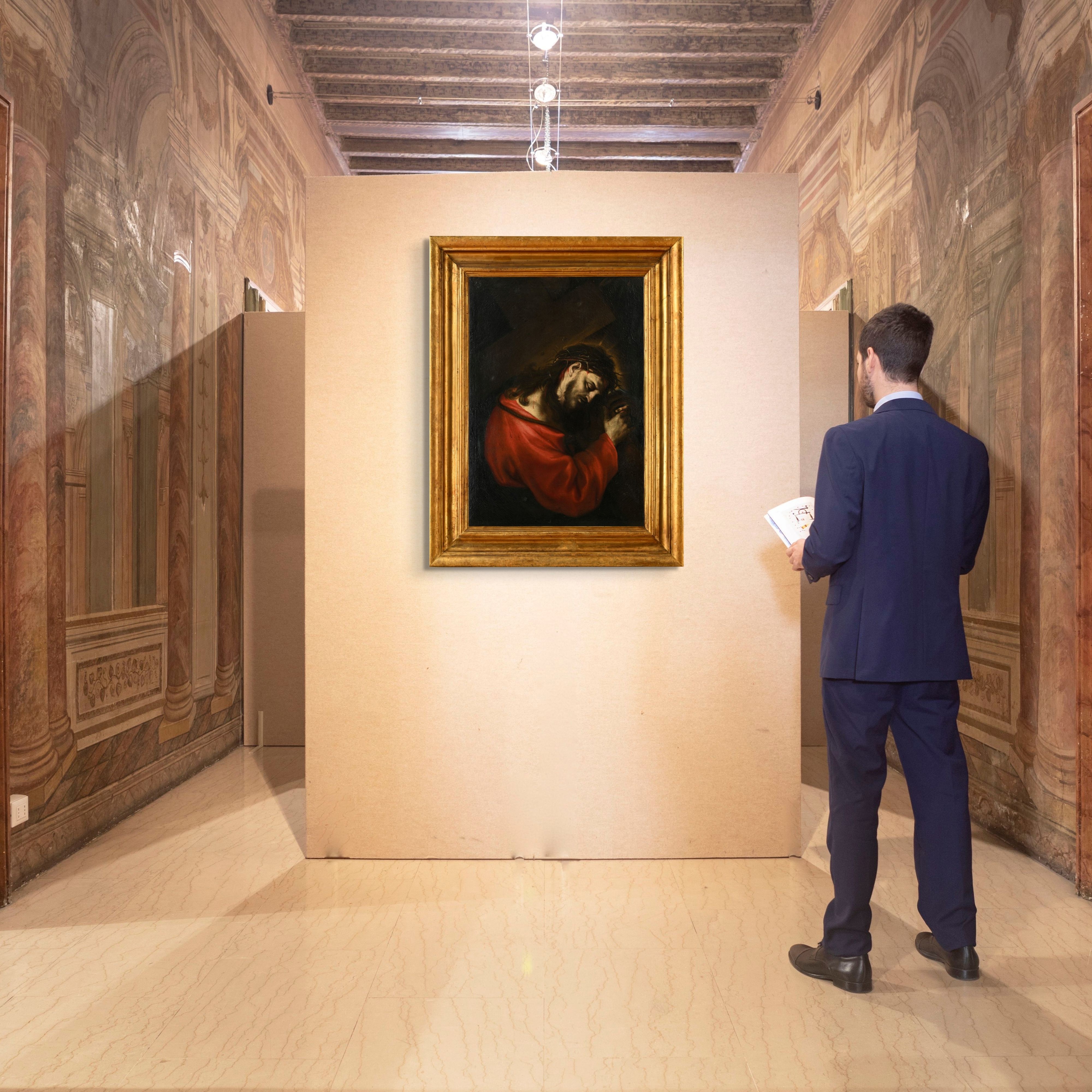 Pittore Genovese del XVII Secolo - Cristo portacroce