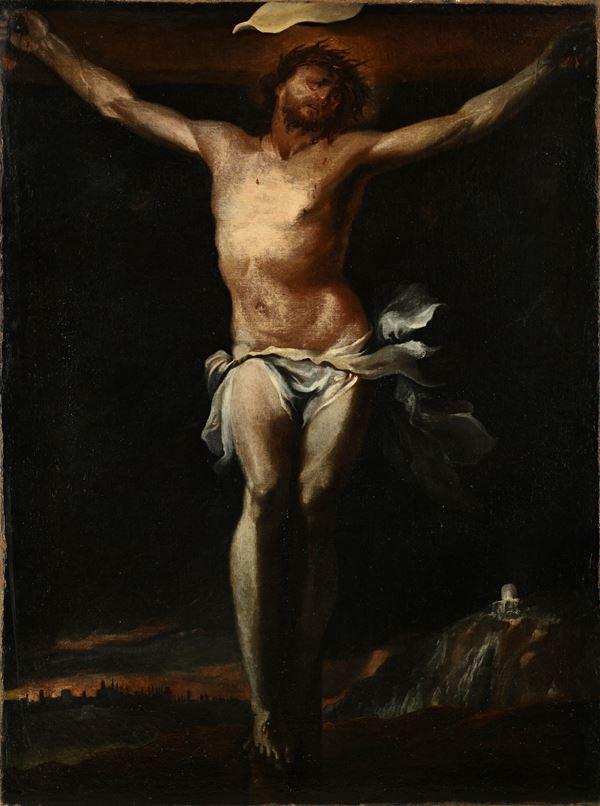 Pittore austriaco, inizi del XVIII secolo - Cristo crocifisso