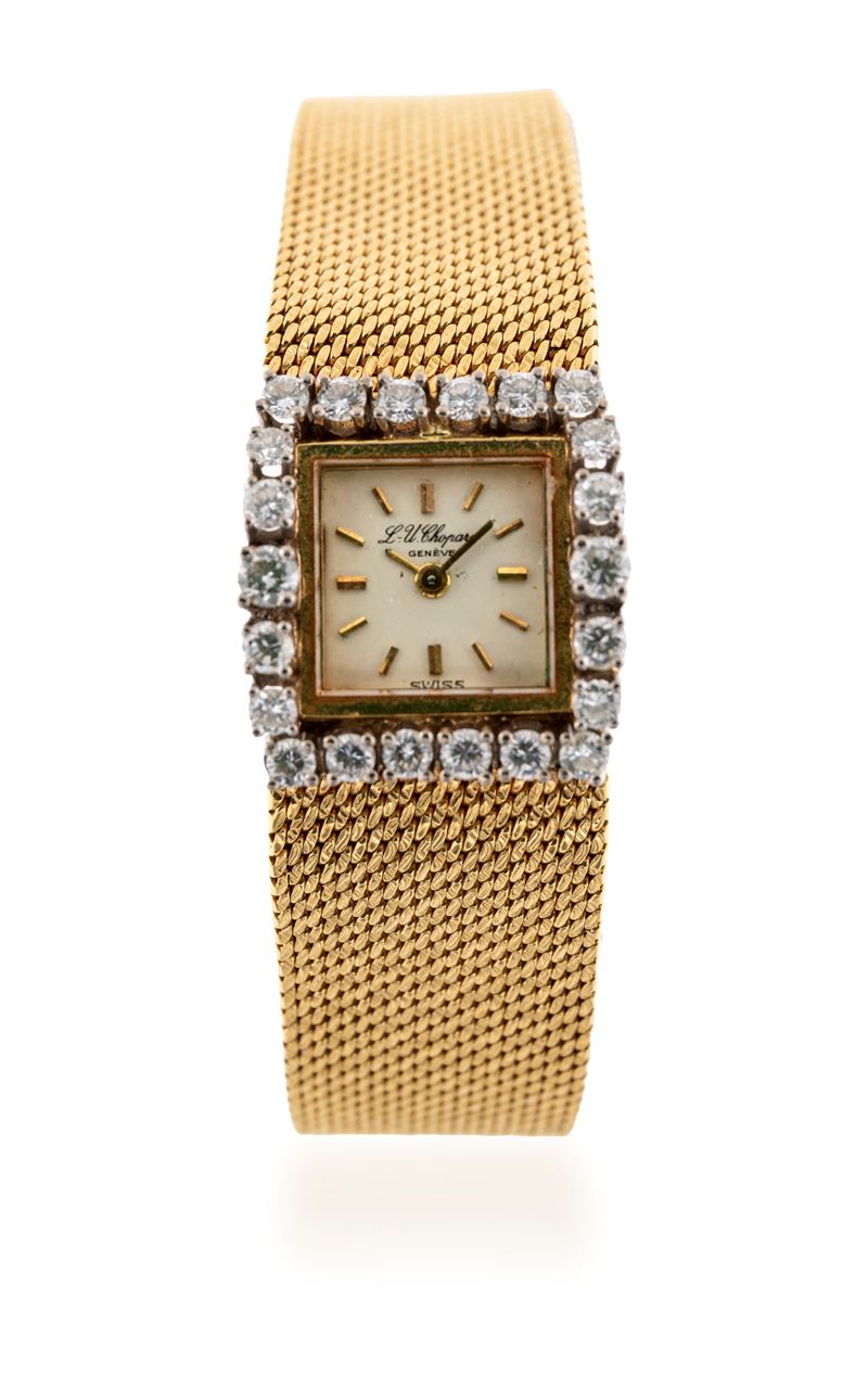 Chopard, orologio da donna in oro e brillanti