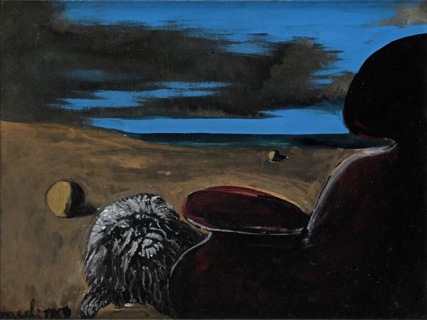 Il Cane Pechinese nel tramonto