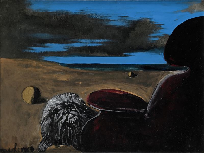 Il Cane Pechinese nel tramonto