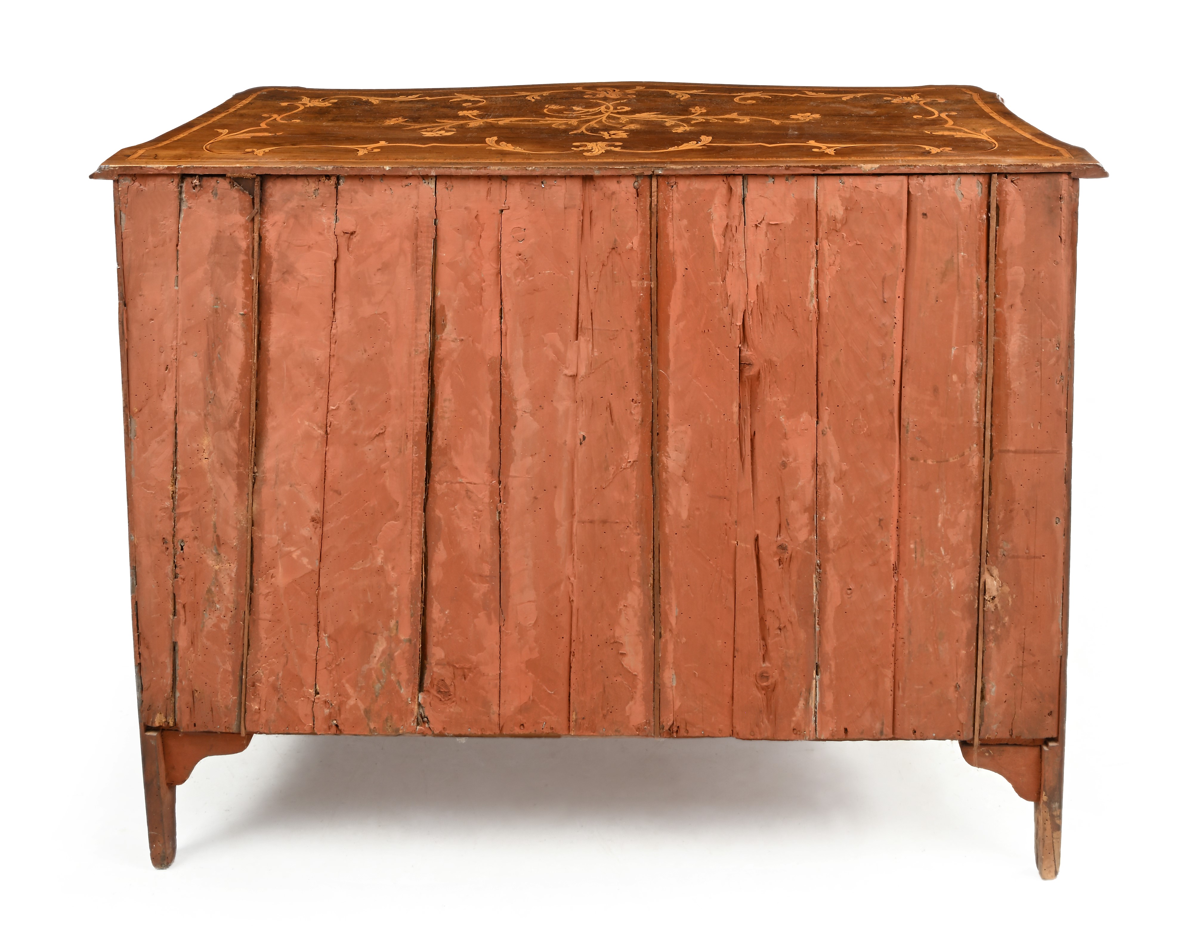 Cassettone in legno intarsiato, Piemonte, XVIII secolo