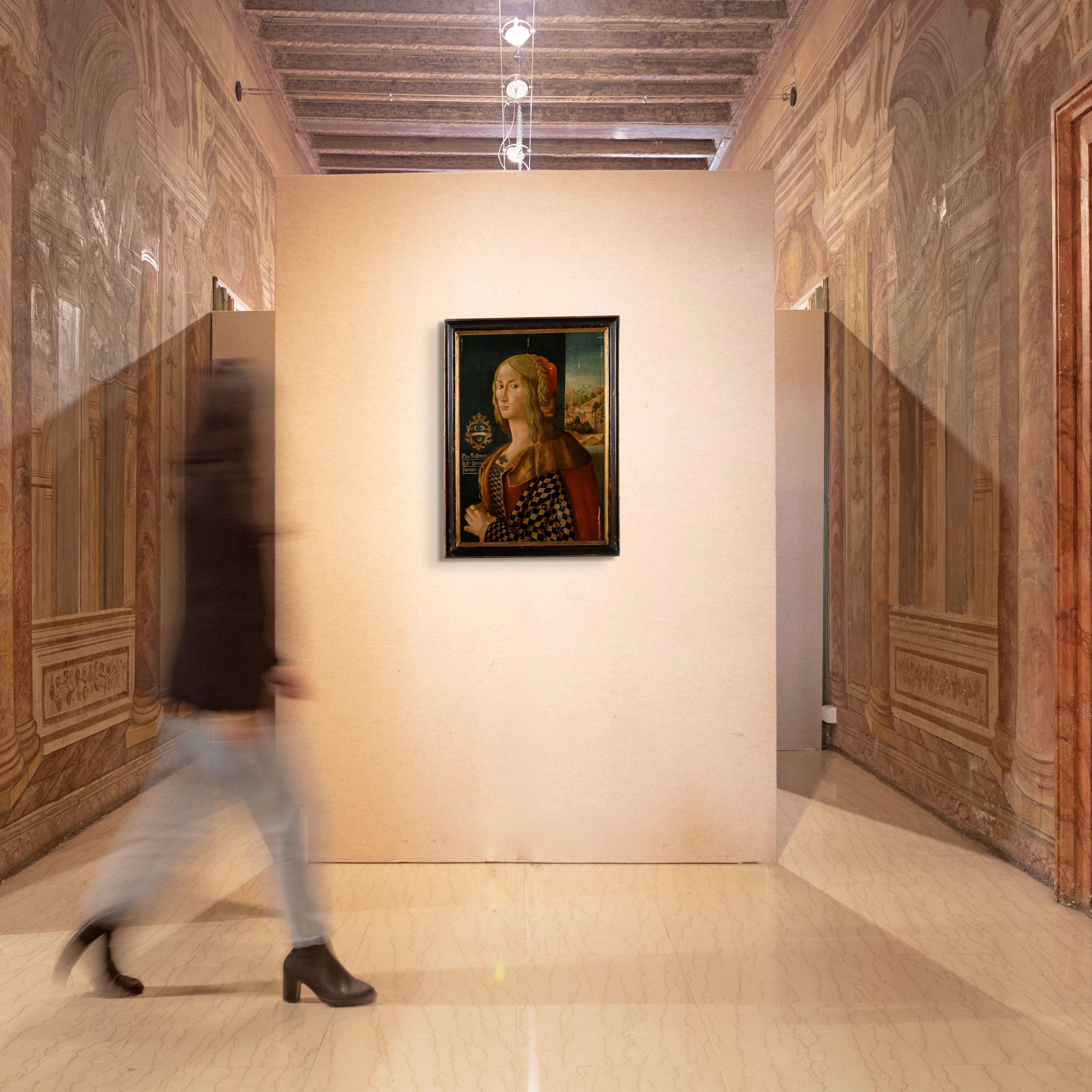 Scuola Senese XIX/XX Secolo - Scuola senese (XIX/XX secolo), Pia dei Tolomei, olio su tavola