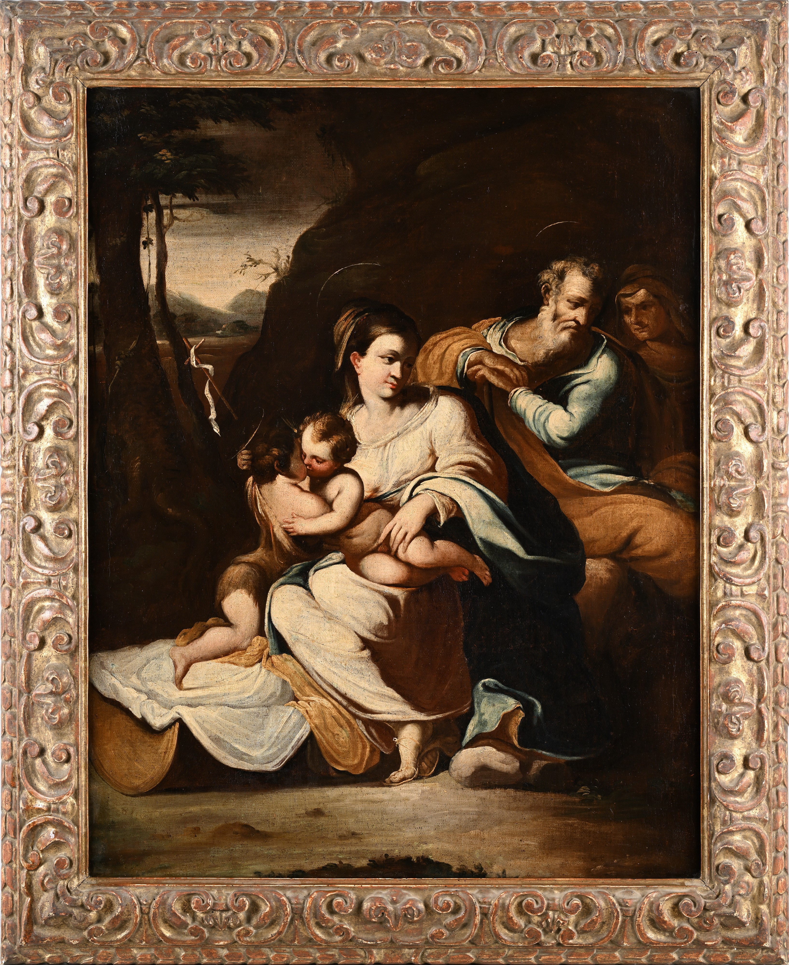 Sacra Famiglia con san Giovannino e sant’Elisabetta
