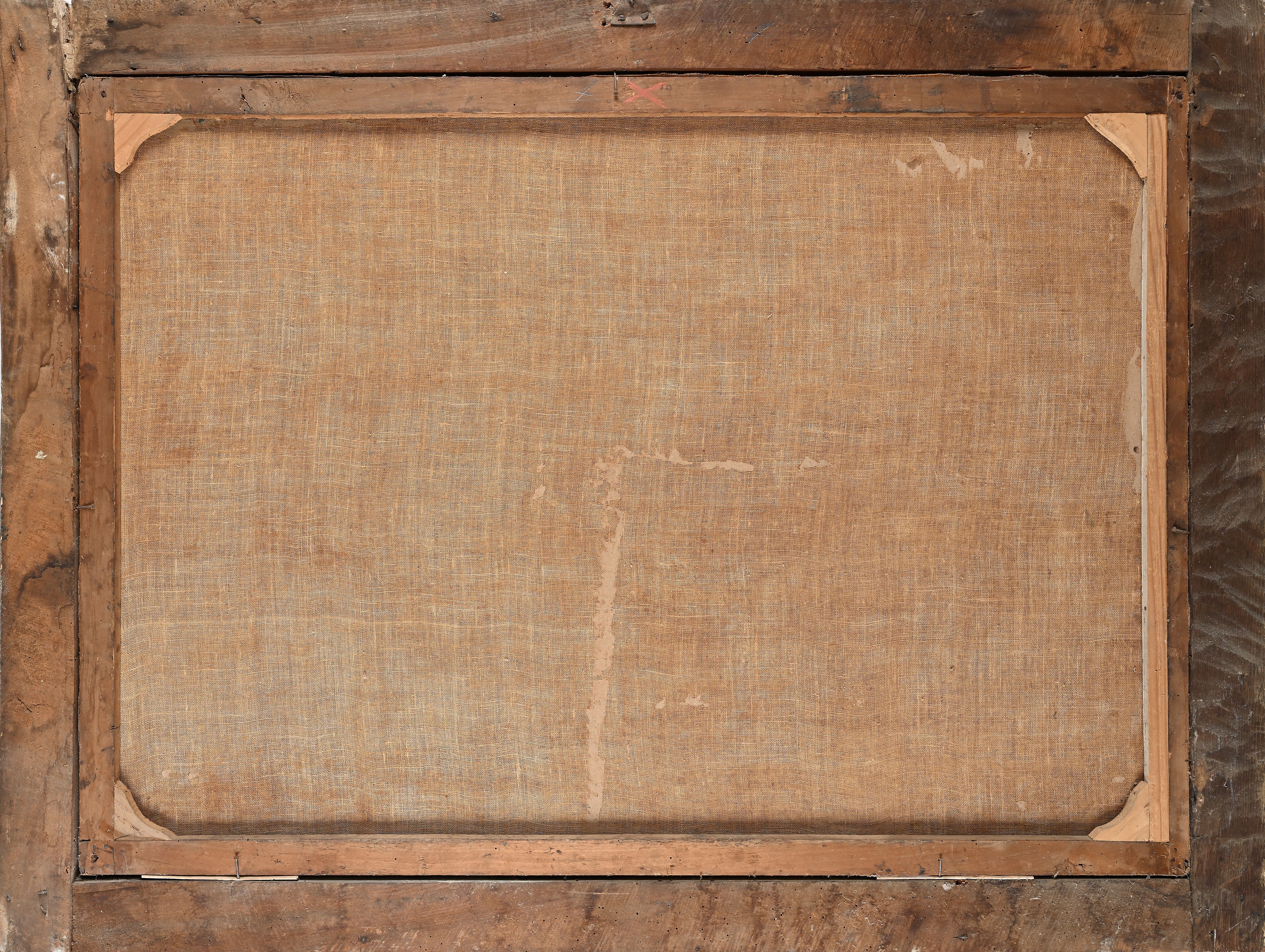 Coppia di paesaggi con figure