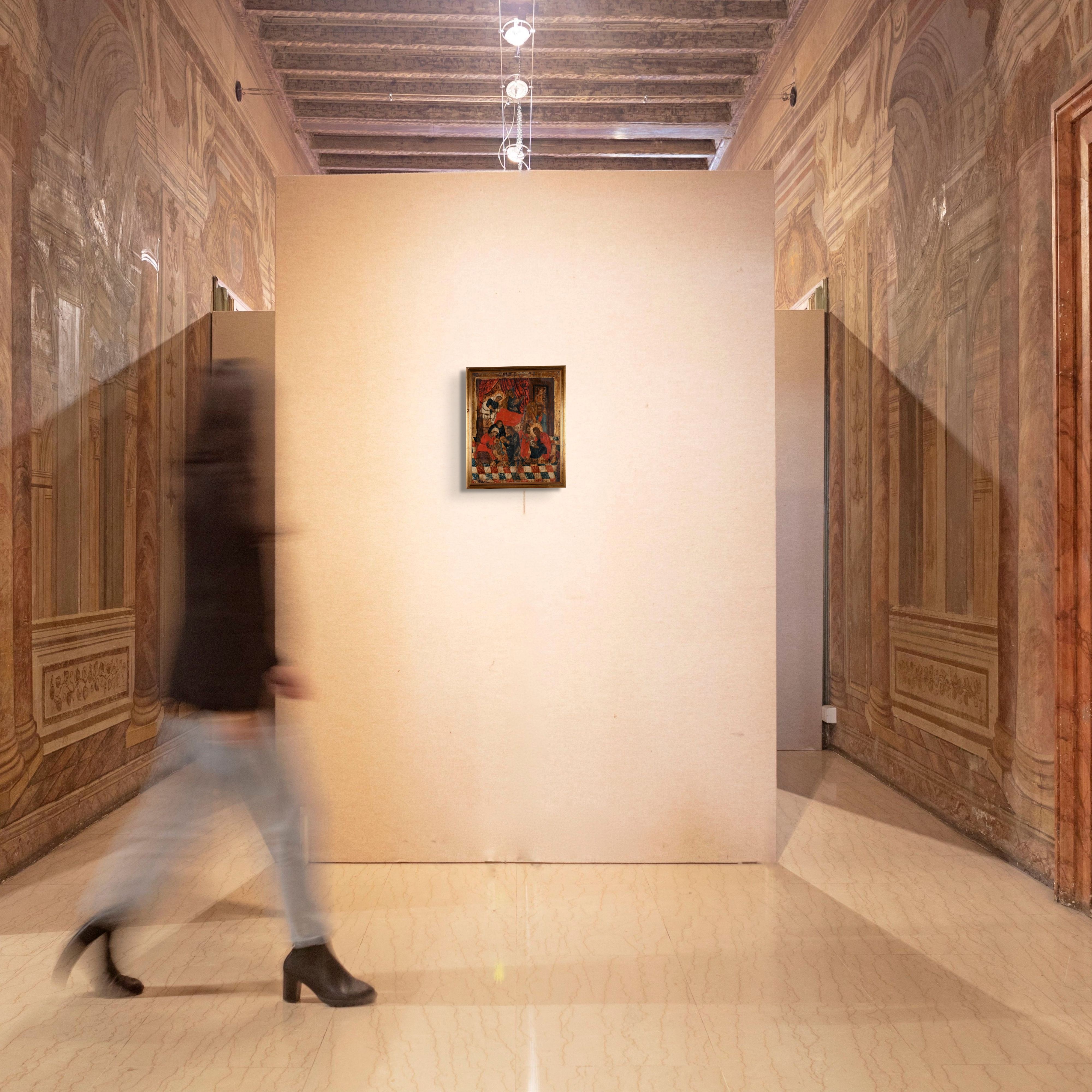 Scuola Veneto Cretese del XVII Secolo - La nascita della Vergine