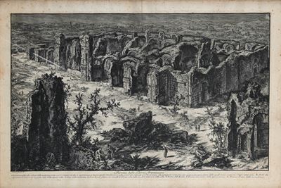 Rovine delle Terme Antoniniane, incisione