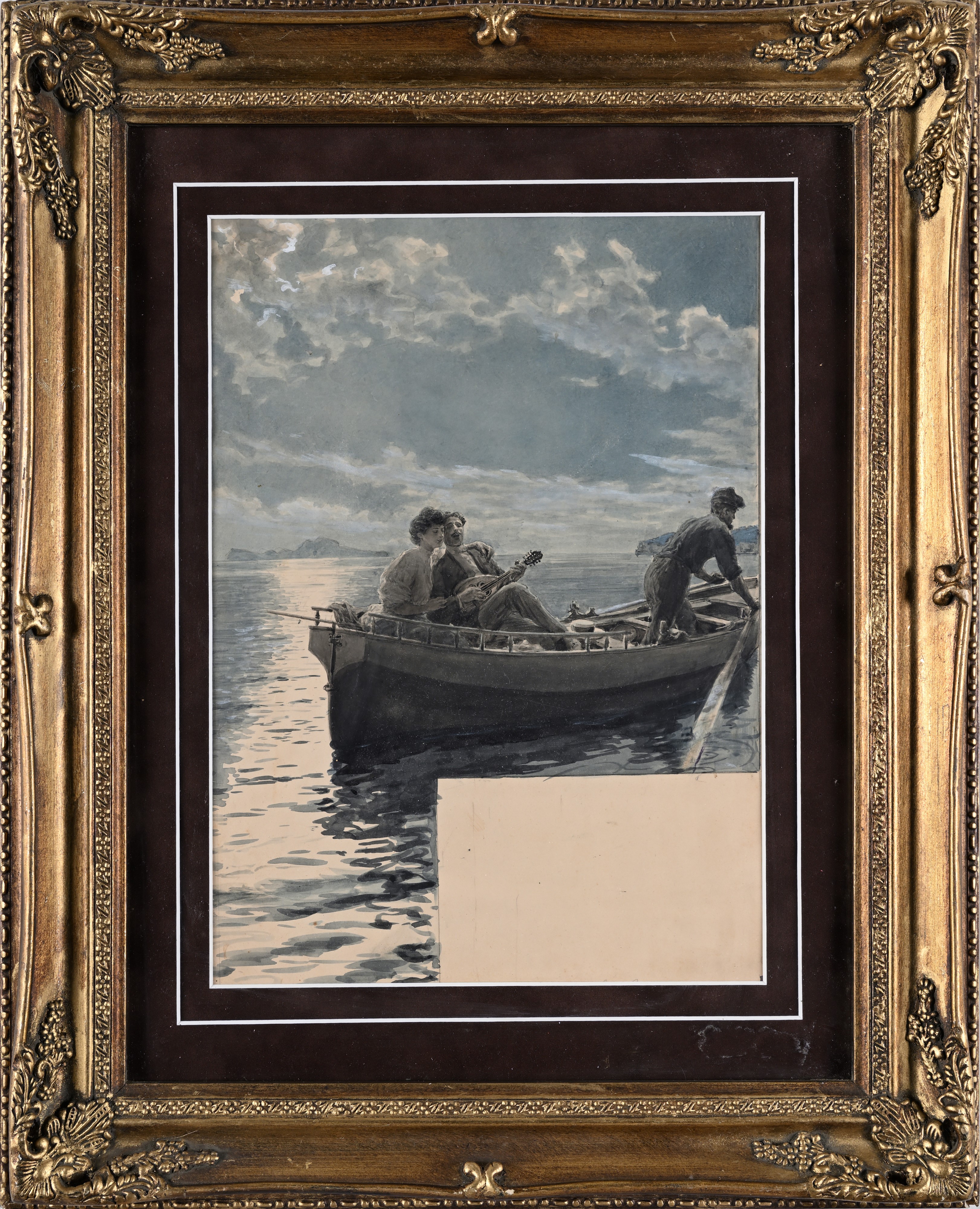 Pietro Scoppetta - Piedigrotta del mare: feste estive (tavola per copertina della rivista), 1909
