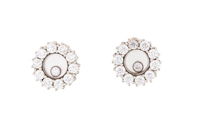 Chopard Orecchini Happy Diamonds