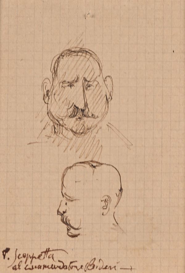 Ritratto dell'editore Ferdinando Bideri