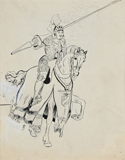 Cavaliere alla giostra - unificato al Lotto 133