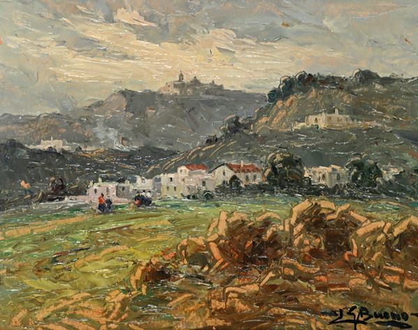 Leon Giuseppe Buono - Paese in collina