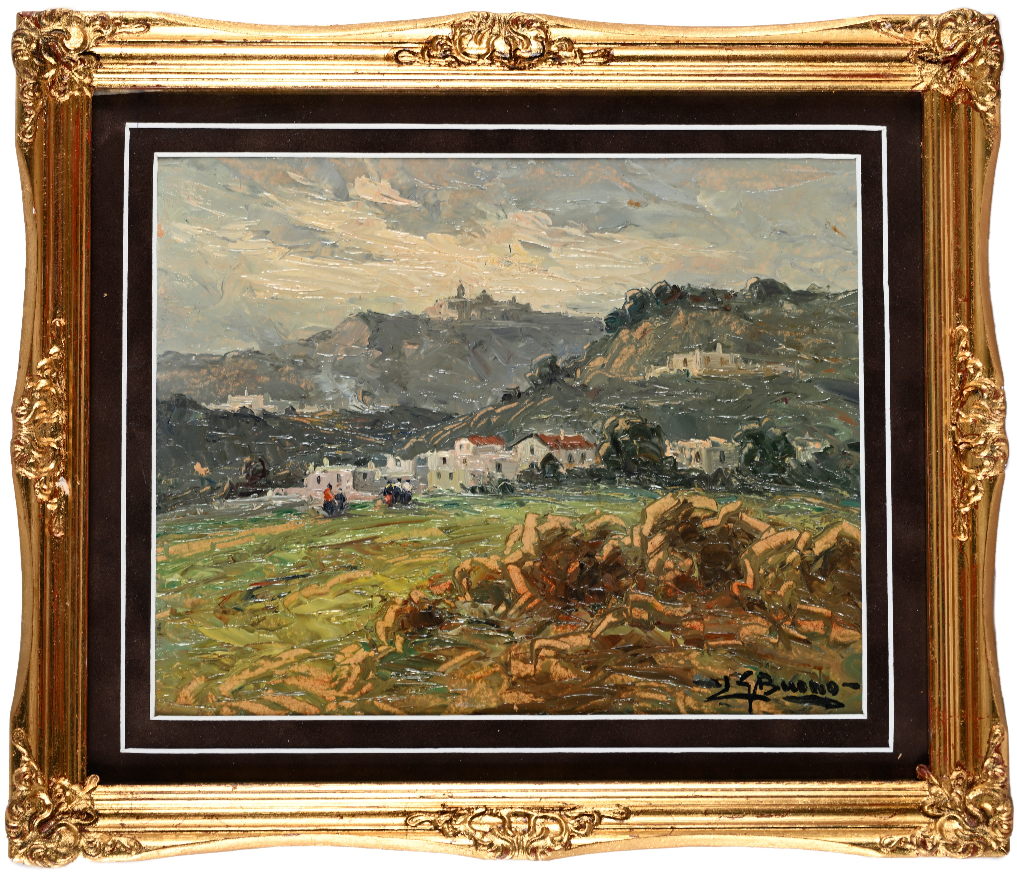 Leon Giuseppe Buono - Paese in collina