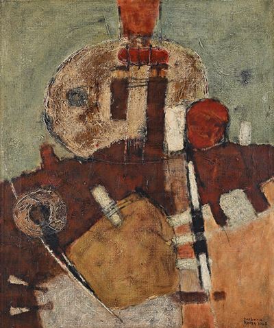 Pittura n. 9, olio su tela