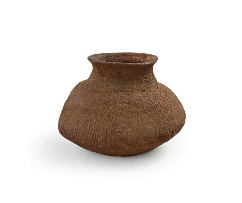 Vaso in terracotta marrone