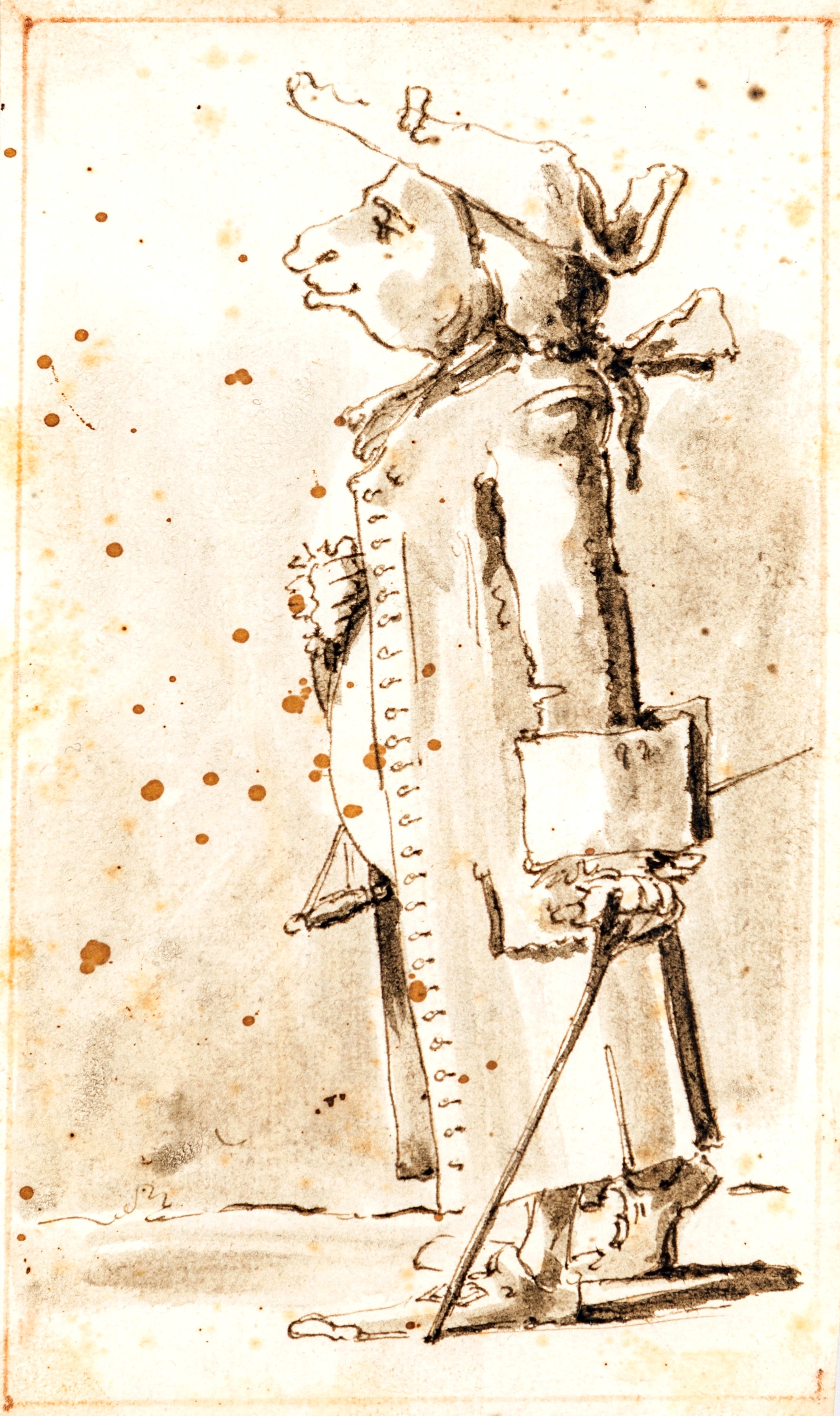 Pier Leone Ghezzi - Caricatura di gentiluomo