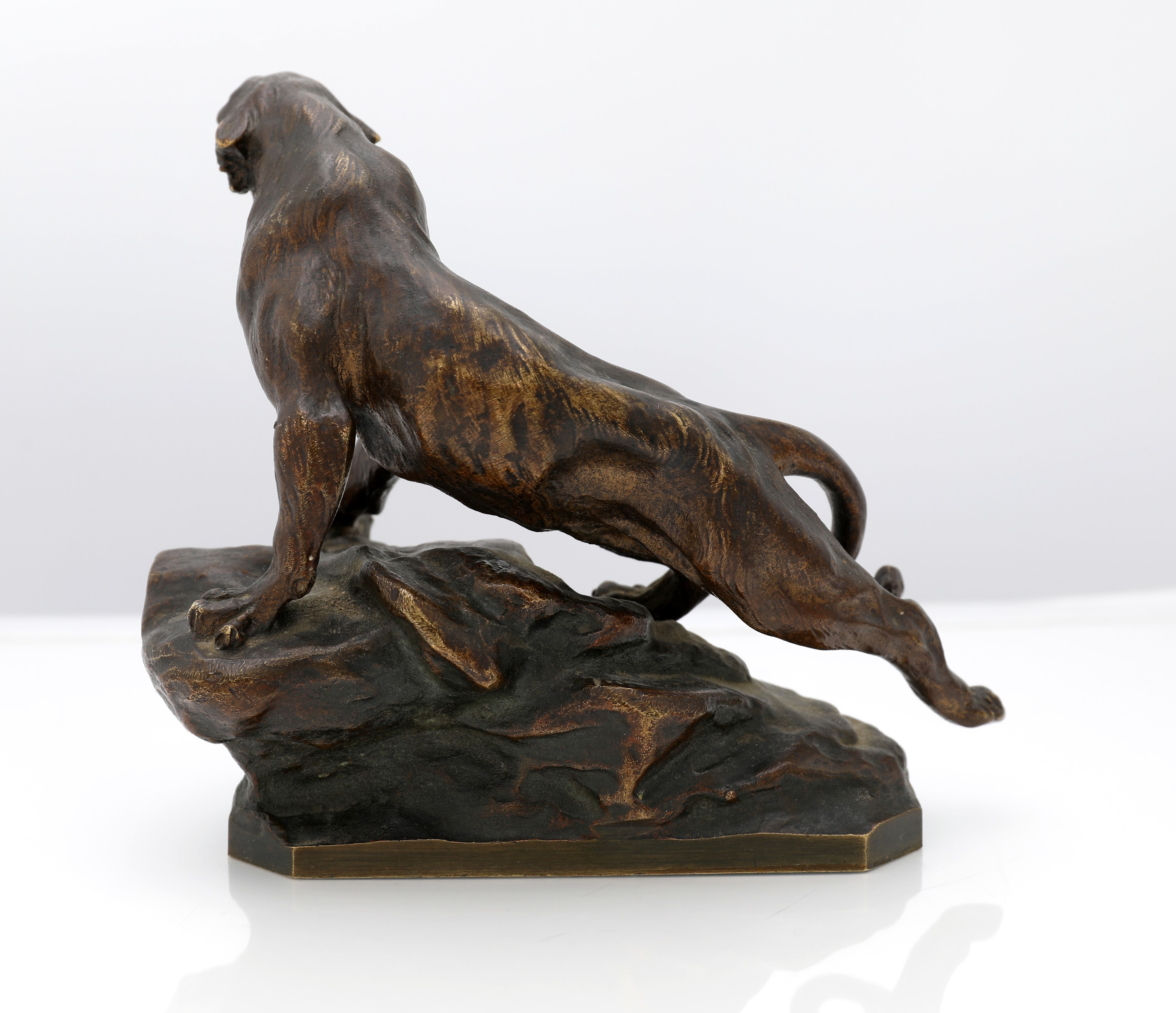 Thomas François Cartier - Pantera ruggente in bronzo