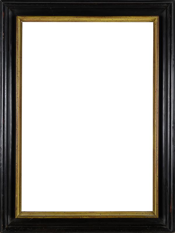 Cornice in legno ebanizzato