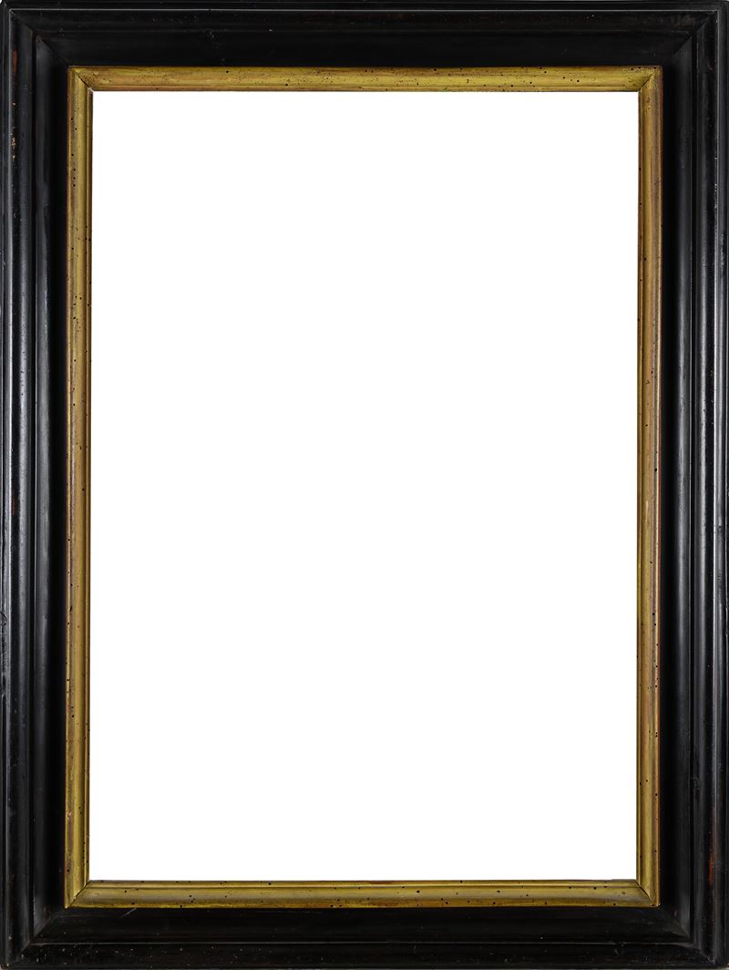 Cornice in legno ebanizzato