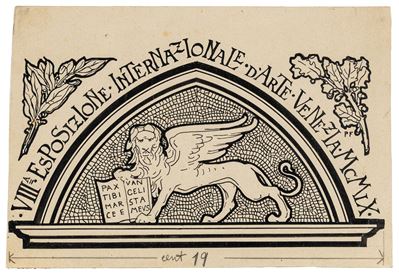 Studio per “VIII Esposizione Internazionale d’Arte Venezia MCMLX”