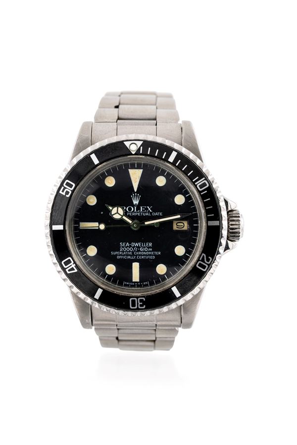 Rolex sea-dweller in acciaio  (Anni '80)  - Asta Importanti Orologi da Polso e da Tasca - Casa d'Aste Arcadia