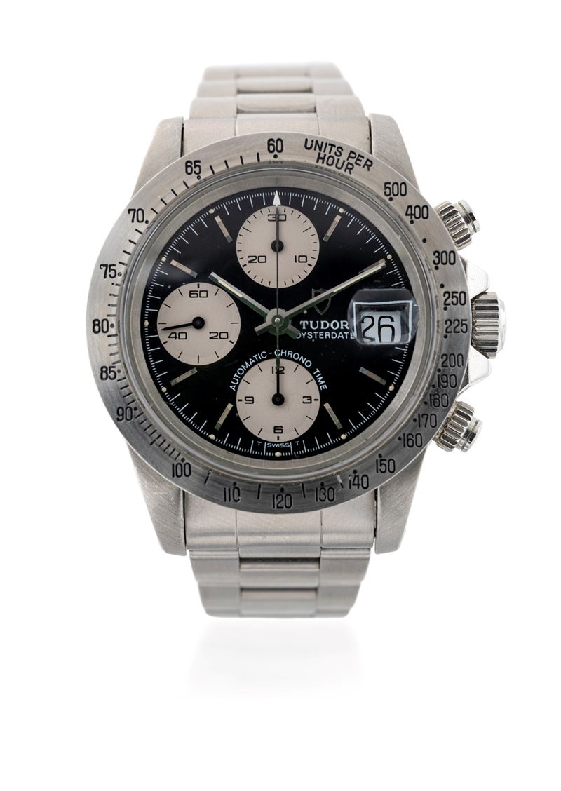 Tudor oysterdate "Bick Block" in acciaio