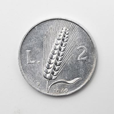 Repubblica Italiana, 2 Lire 1946