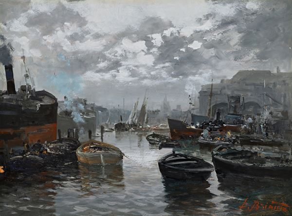Ezelino Briante - Riposo di barche