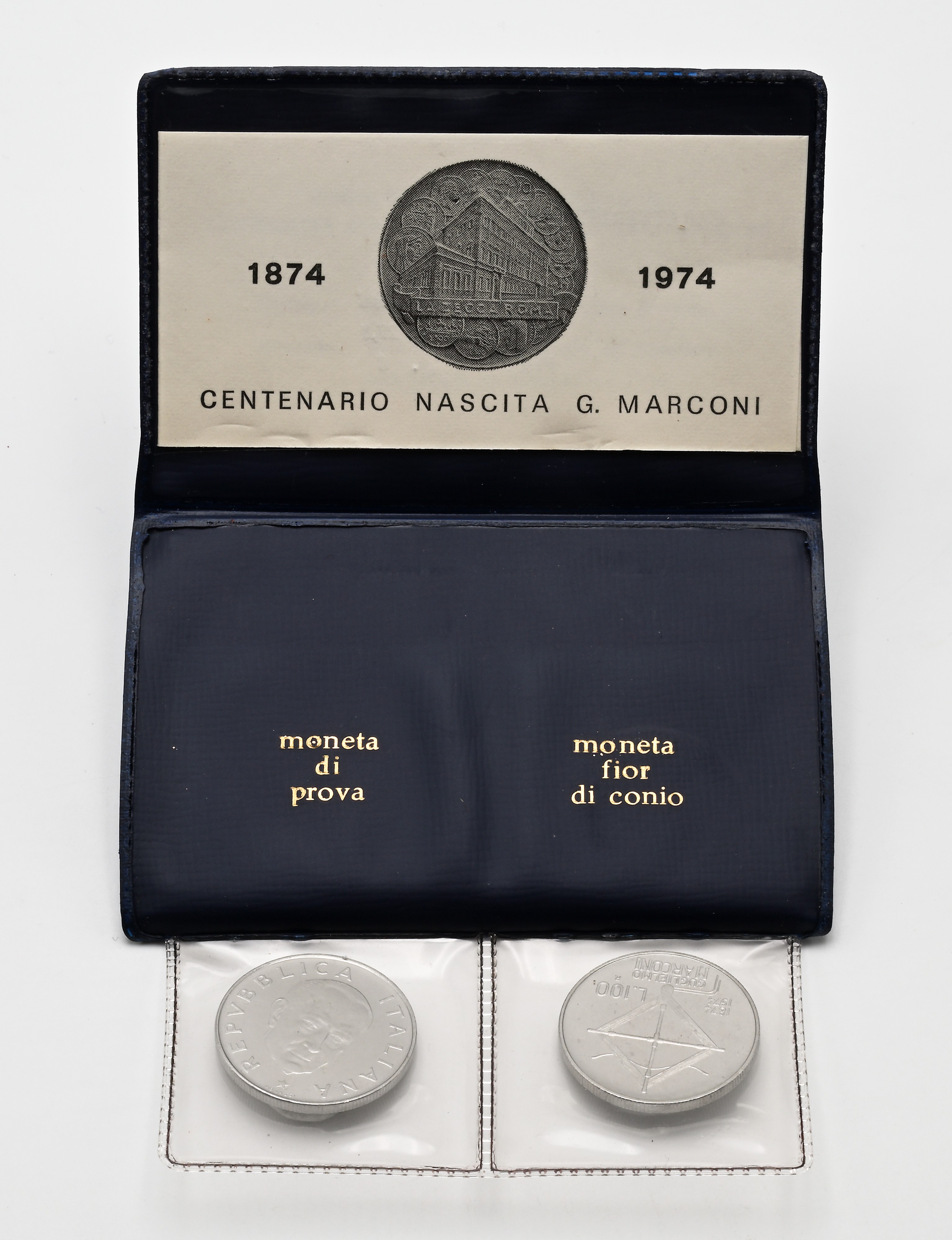 Prova in metallo, 100 Lire 1974