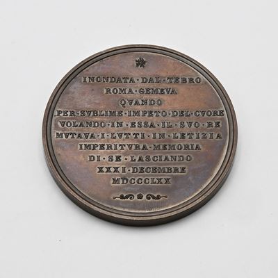 Vittorio Emanuele II, Medaglia dell’alluvione del 1870