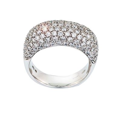 Anello in Oro Bianco con Brillanti