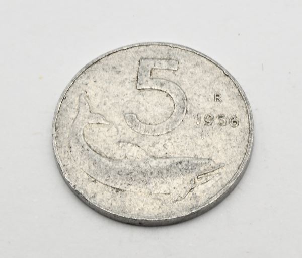 Repubblica Italiana - 5 Lire 1956