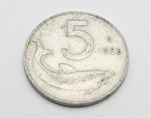 Repubblica Italiana - 5 Lire 1956