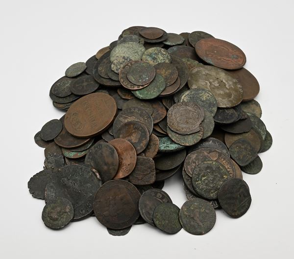 Lotto di monete di Zecche Italiane dal Medioevo al XIX secolo (Da classificare)  - Auction Time Auction - Numismatic - Casa d'Aste Arcadia