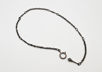 Catena da orologio in argento 925/000, XX secolo