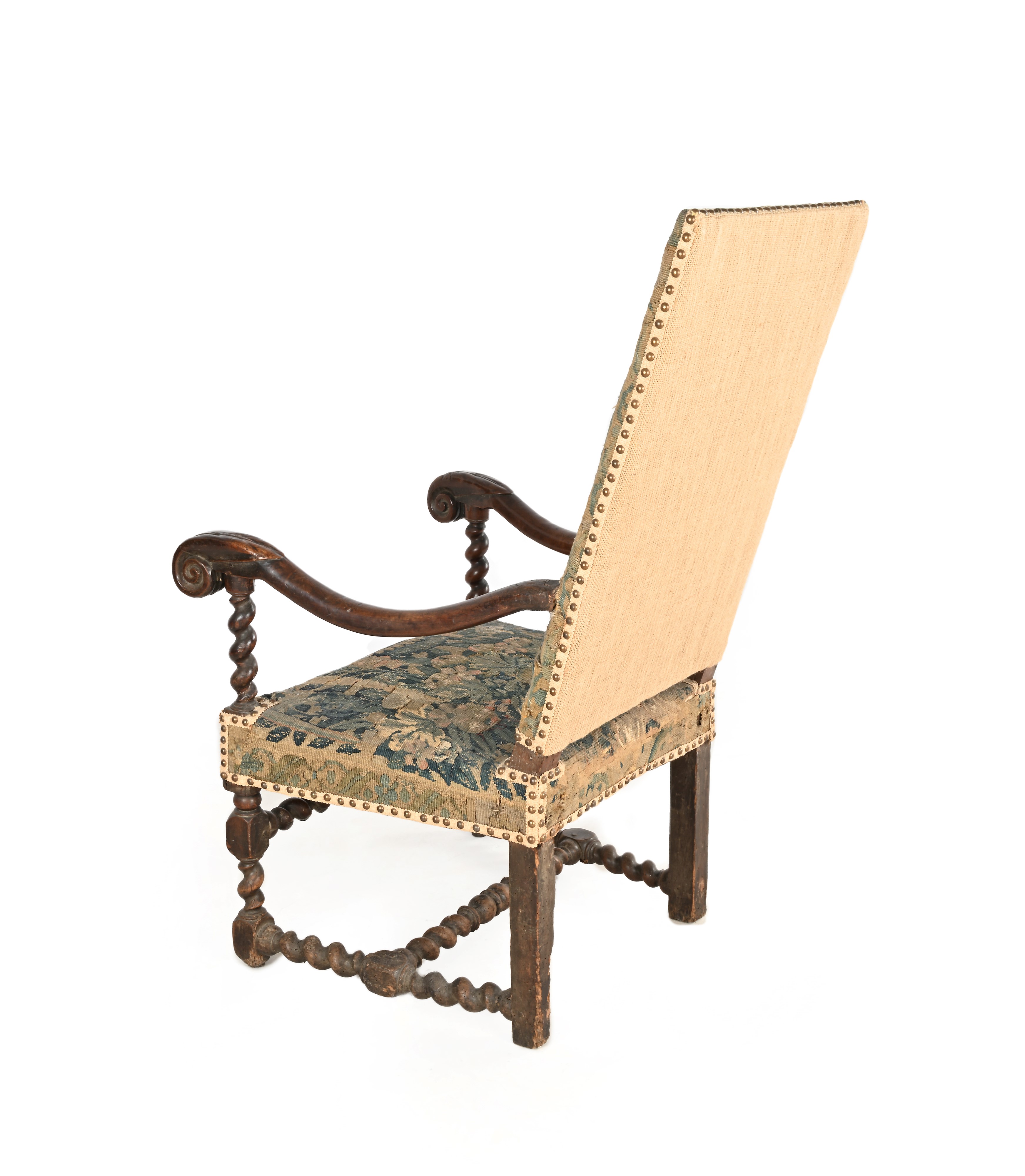 Poltrona in noce, XVIII secolo